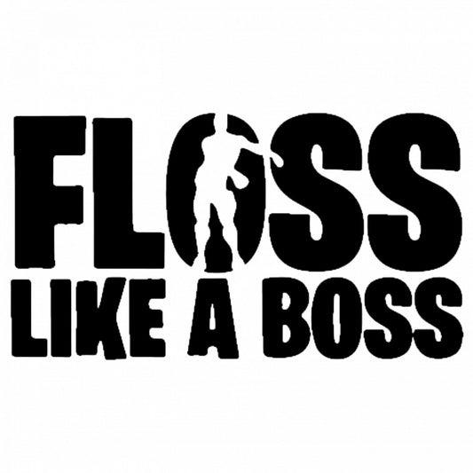 Set 5 bucati, Sticker decorativ, Floss Like a Boss, Rezistent la apa, NO9280, 6 cm, Multicolor