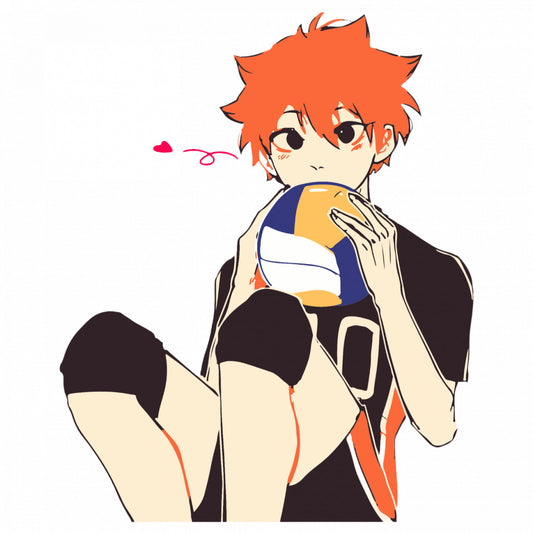 Set 5 bucati, Sticker decorativ, Haikyuu cu mingea, Rezistent la apa, NO9538, 6 cm, Multicolor