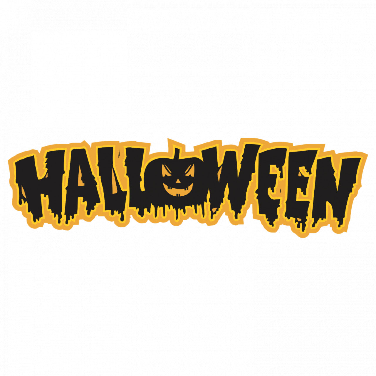 Set 5 bucati, Sticker decorativ, Halloween, Rezistent la apa, NO9550, 6 cm, Multicolor