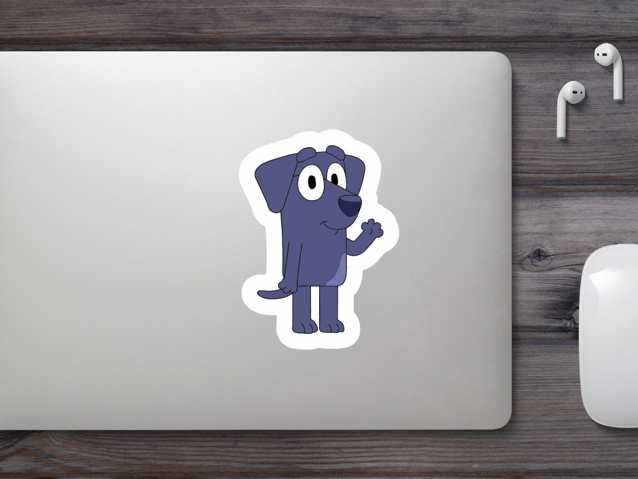 Set 5 bucati, Sticker decorativ, Jean Luc Bluey, Rezistent la apa, NO9796, 6 cm, Multicolor