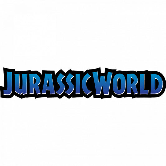 Set 5 bucati, Sticker decorativ, Jurassic World Logo frumos, Rezistent la apa, NO9830, 6 cm, Multicolor