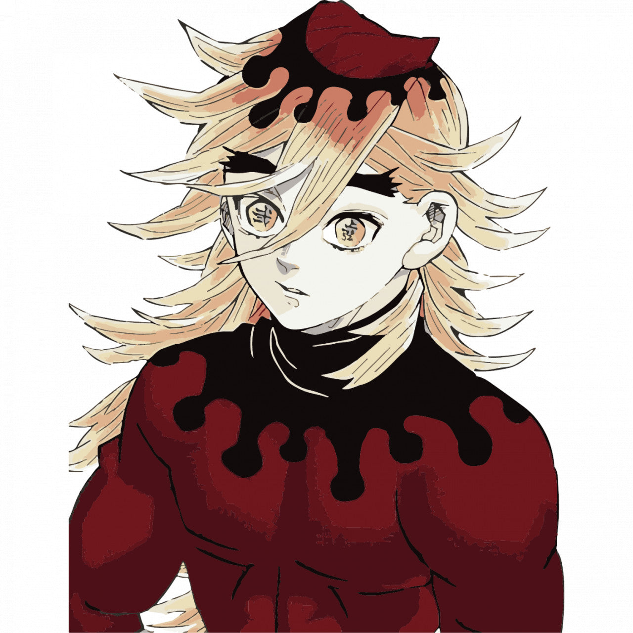 Set 5 bucati, Sticker decorativ, Kimetsu no Yaiba, Rezistent la apa, NO9842, 6 cm, Multicolor