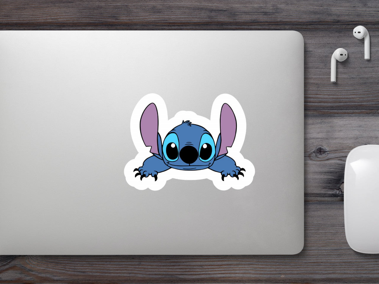 Set 5 bucati, Sticker decorativ, Lilo and Stitch, Rezistent la apa, NO9894, 6 cm, Multicolor