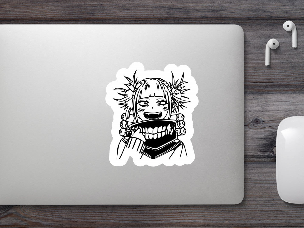 Set 5 bucati, Sticker decorativ, My Hero Academia villans Himiko, Rezistent la apa, NO8223, 6 cm, Multicolor