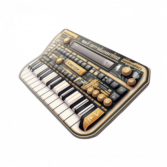 Set 5 bucati, Sticker decorativ, Orga, Rezistent la apa, NO10079, 6 cm, Multicolor