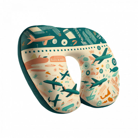 Set 5 bucati, Sticker decorativ, Pernuta de gat pentru calatorie, Rezistent la apa, NO10150, 6 cm, Multicolor