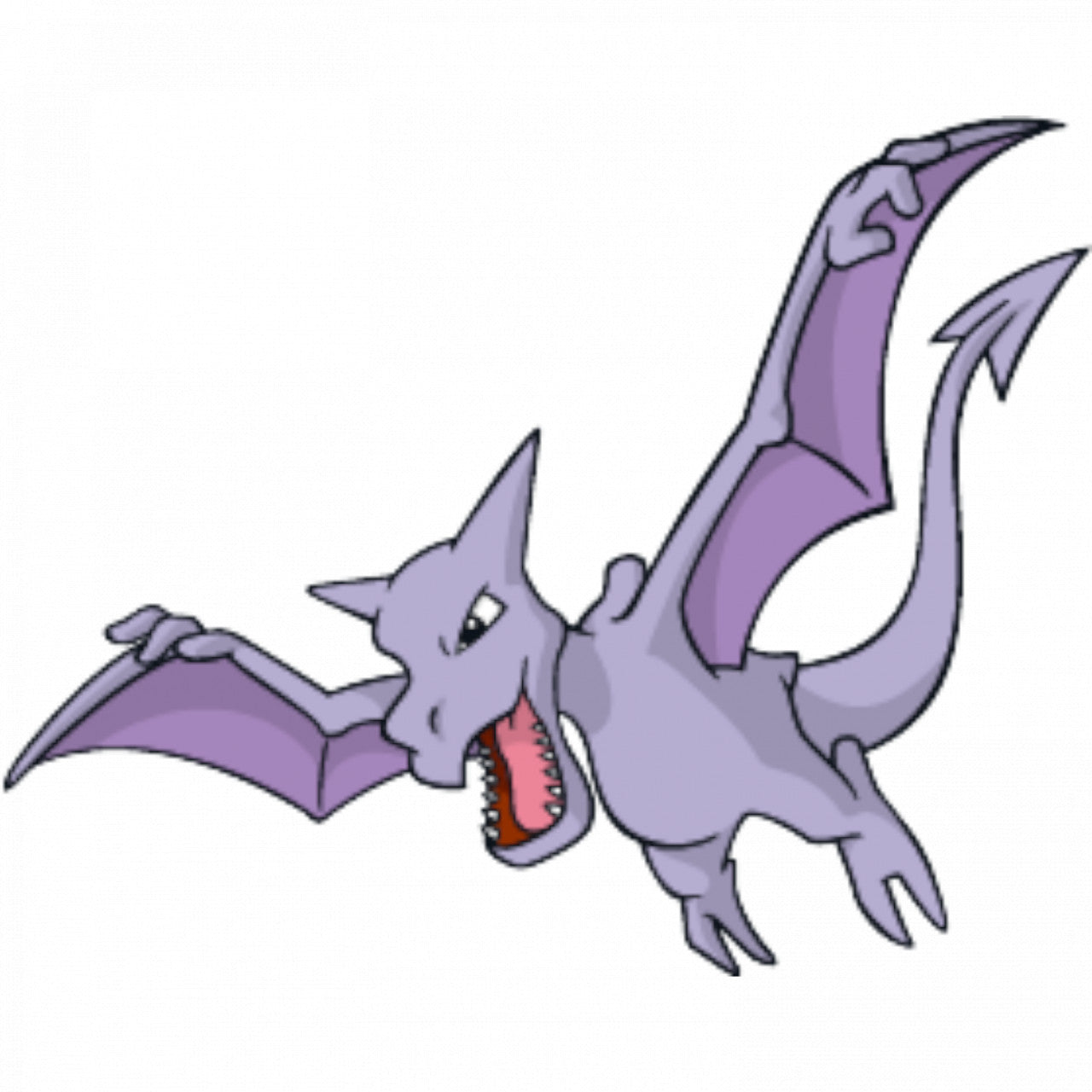 Set 5 bucati, Sticker decorativ, Pokemon Aerodactyl, Rezistent la apa, NO7541, 6 cm, Multicolor