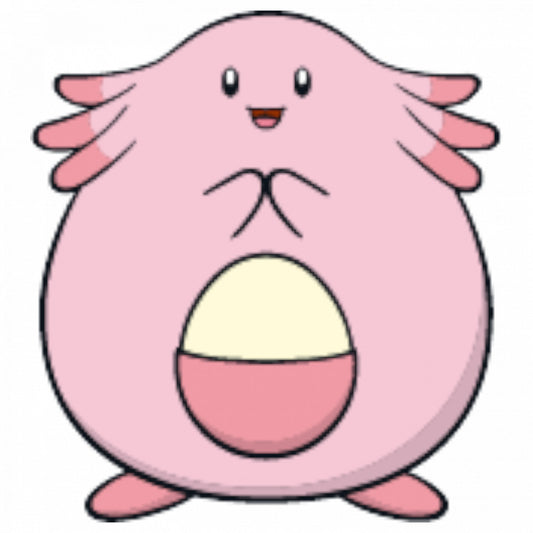 Set 5 bucati, Sticker decorativ, Pokemon Chansey, Rezistent la apa, NO7552, 6 cm, Multicolor