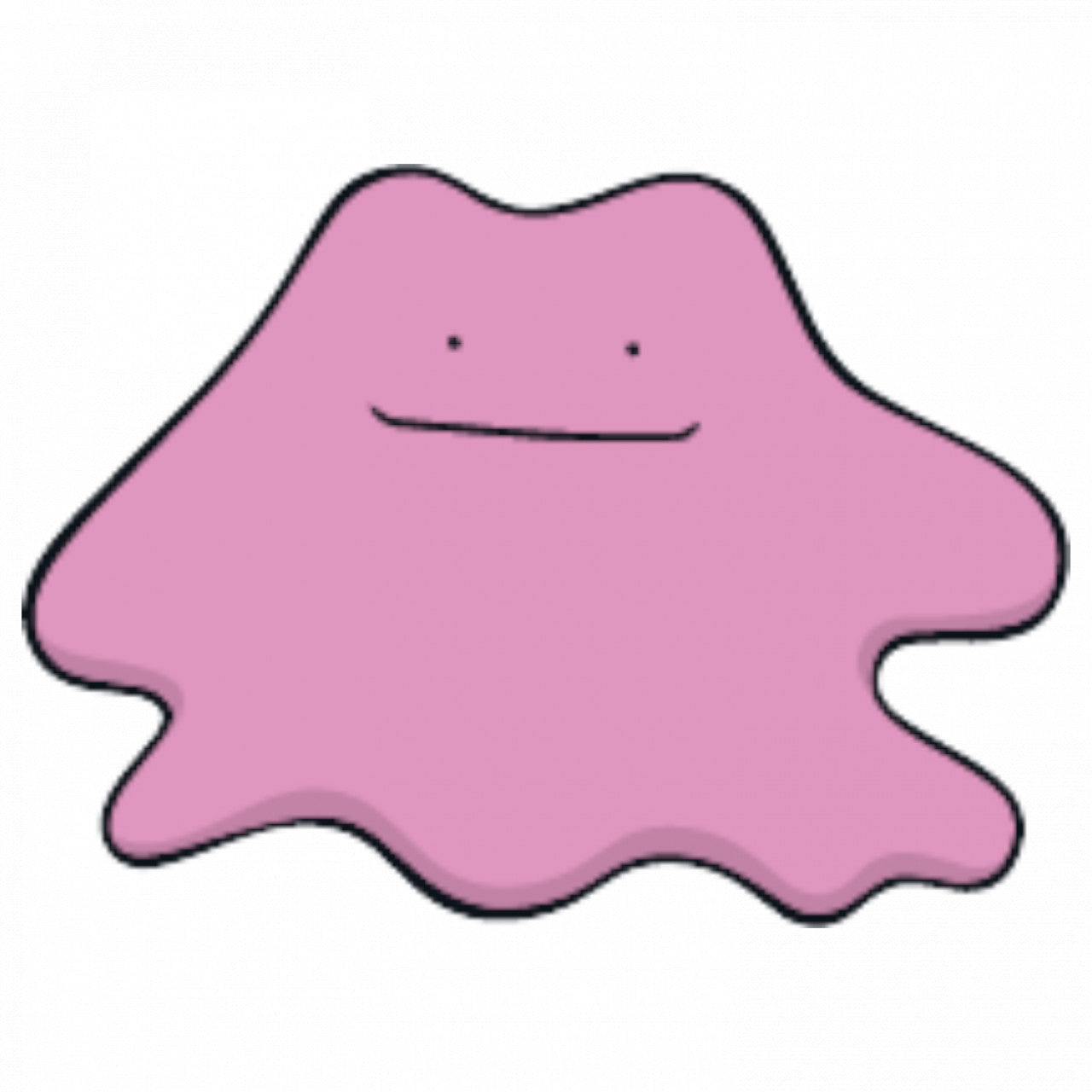 Set 5 bucati, Sticker decorativ, Pokemon Ditto, Rezistent la apa, NO7564, 6 cm, Multicolor