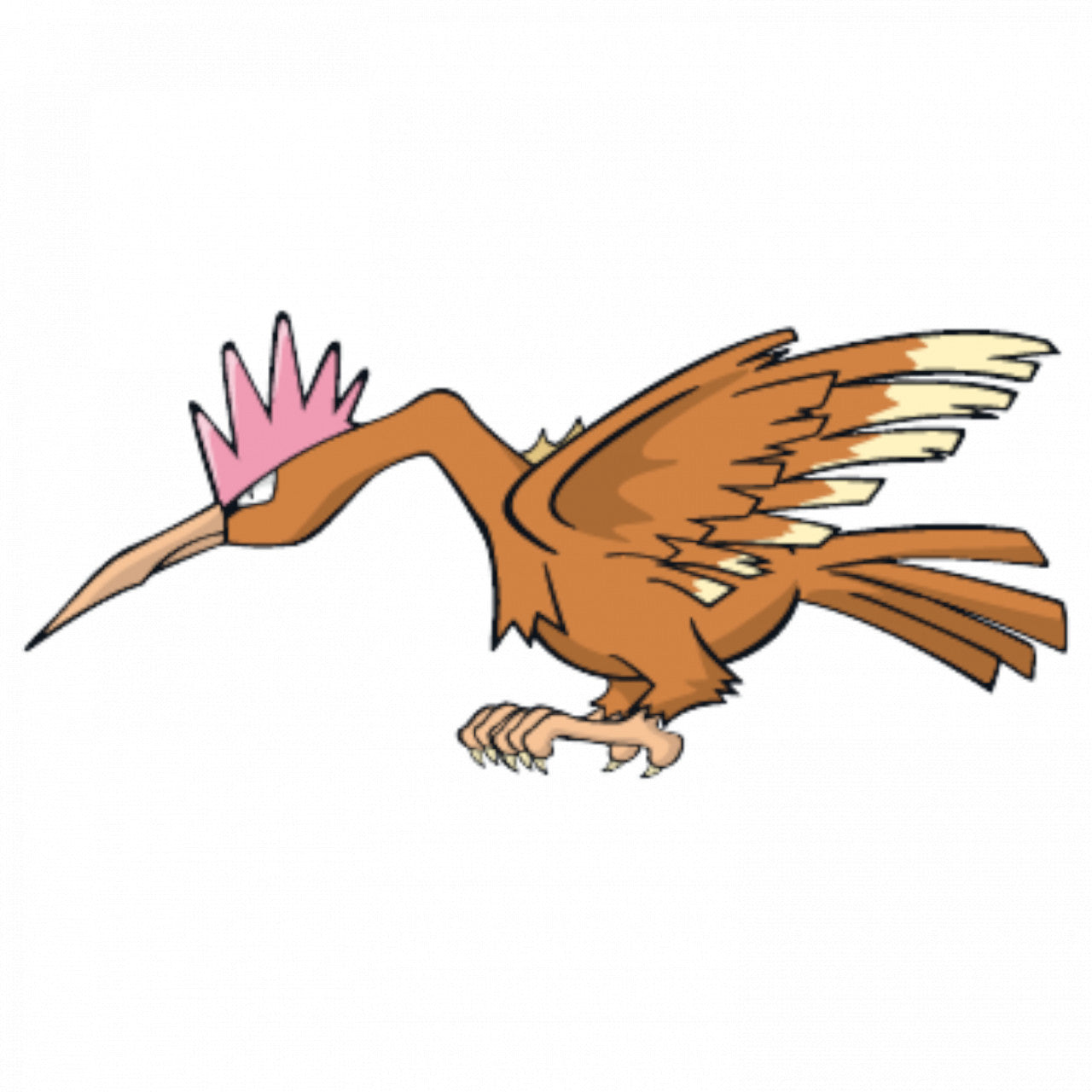 Set 5 bucati, Sticker decorativ, Pokemon Fearow, Rezistent la apa, NO7580, 6 cm, Multicolor