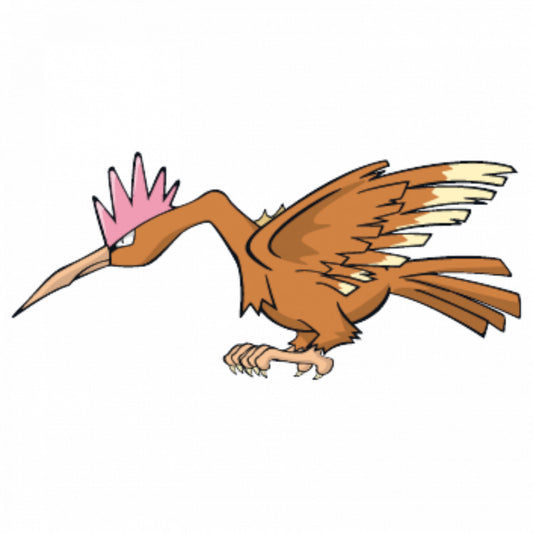 Set 5 bucati, Sticker decorativ, Pokemon Fearow, Rezistent la apa, NO7580, 6 cm, Multicolor