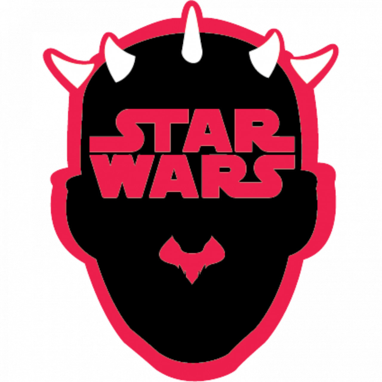 Set 5 bucati, Sticker decorativ, Raufactor Star Wars, Rezistent la apa, NO7761, 6 cm, Multicolor