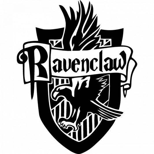 Set 5 bucati, Sticker decorativ, Revenclaw Harry Potter, Rezistent la apa, NO7772, 6 cm, Multicolor