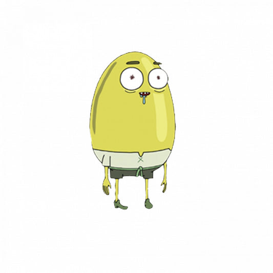Set 5 bucati, Sticker decorativ, Rick and morty Monstrul in forma de ou, Rezistent la apa, NO7803, 6 cm, Multicolor