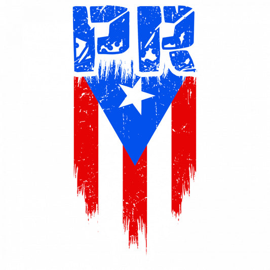 Set 5 bucati, Sticker decorativ, Steag Puerto Rico, Rezistent la apa, NO8340, 6 cm, Multicolor