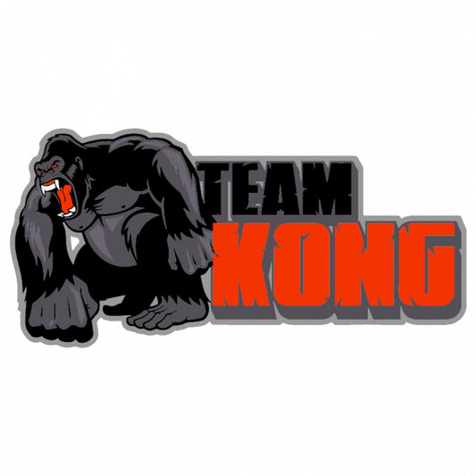 Set 5 bucati, Sticker decorativ, Team King Kong Godzilla, Rezistent la apa, NO9424, 6 cm, Multicolor