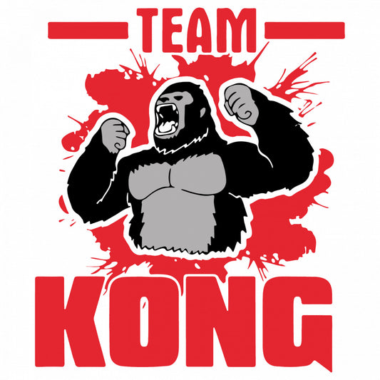 Set 5 bucati, Sticker decorativ, Team Kong Godzilla King of the Monsters, Rezistent la apa, NO8452, 6 cm, Multicolor