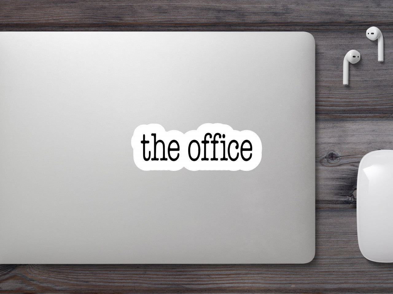 Set 5 bucati, Sticker decorativ, The Office Logo, Rezistent la apa, NO8346, 6 cm, Multicolor
