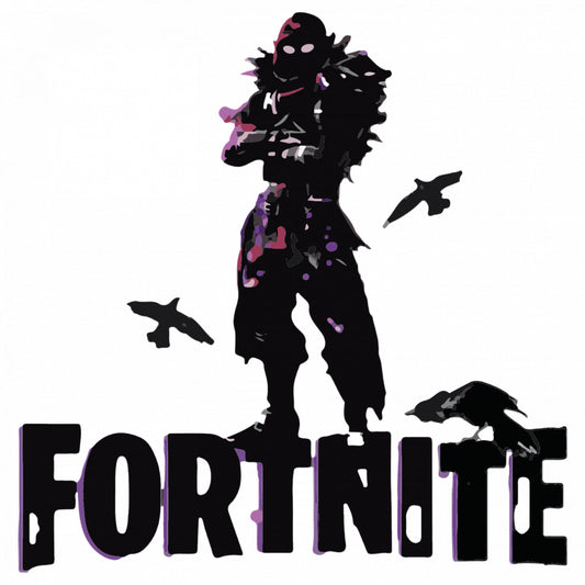 Set 5 bucati, Sticker decorativ, Vulturi Fortnite, Rezistent la apa, NO8197, 6 cm, Multicolor