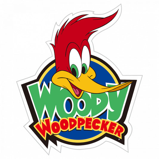 Set 5 bucati, Sticker decorativ, Woody Woodpecker, Rezistent la apa, NO9864, 6 cm, Multicolor