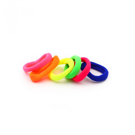 Set 6 buc, elastic mic de par, Multicolor