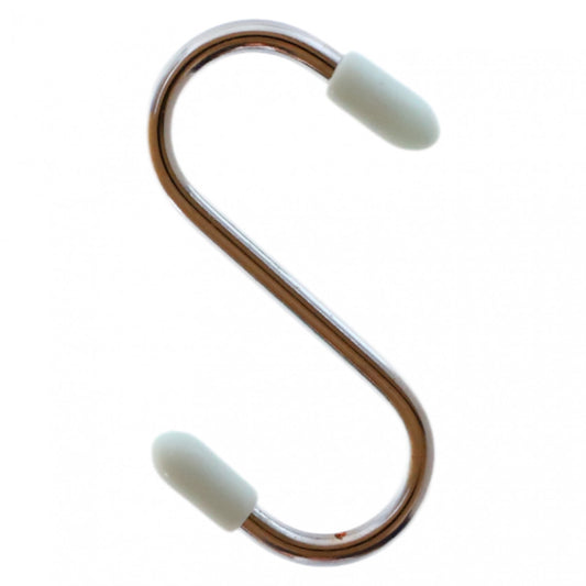 Set 7 bucati, Carlige / Agatatori multifunctionale, forma S, NO8301, 2.3 x 4.5 cm, Argintiu