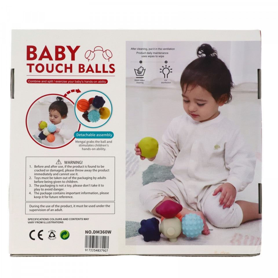 Set 7 jucarii de baie, Asamblabil, NO423, 0 ani, 8 cm, Multicolor