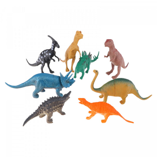Set 8 Dinozauri, NO7309, 11-17 cm, Multicolor