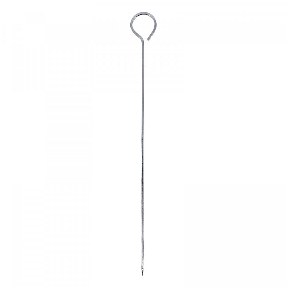 Set 8 tepuse pentru gratar, NO677, 30 cm, Argintiu