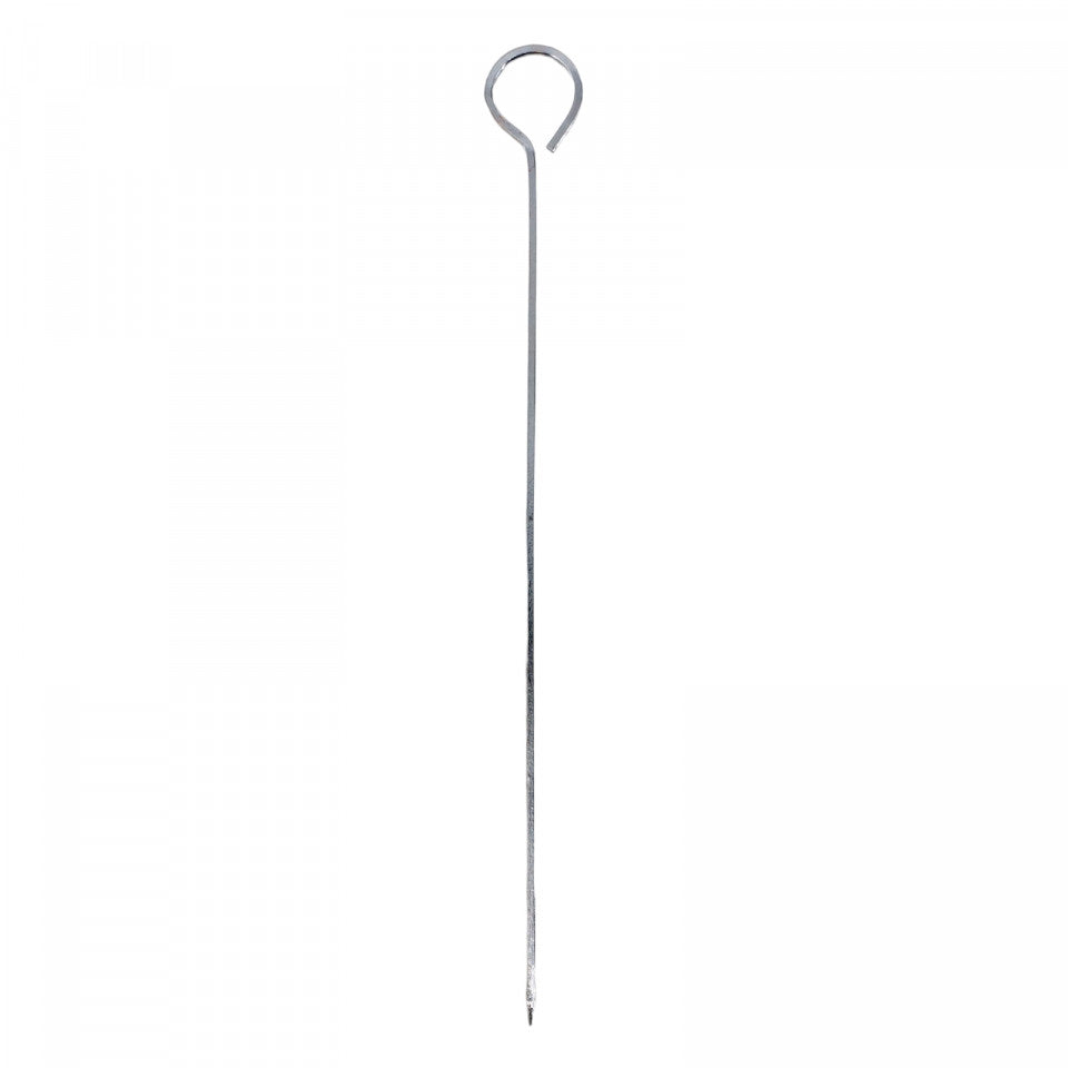 Set 8 tepuse pentru gratar, NO678, 25 cm, Argintiu
