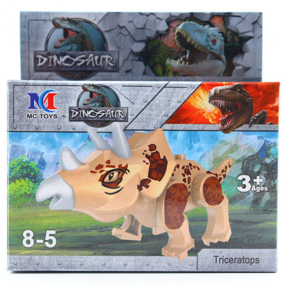 Set de constructie dinozauri, Triceratops