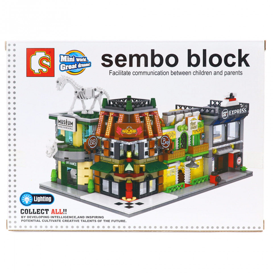 Set de constructie Lego, Bar cu cafenea, 197 piese