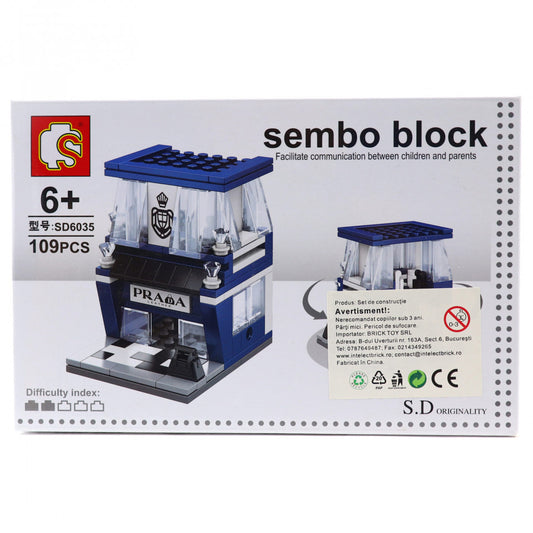 Set de constructie Lego, Magazin tip Prada, 109 prise
