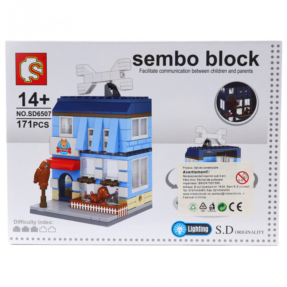 Set de constructie Lego, Pet Shop, 171 piese