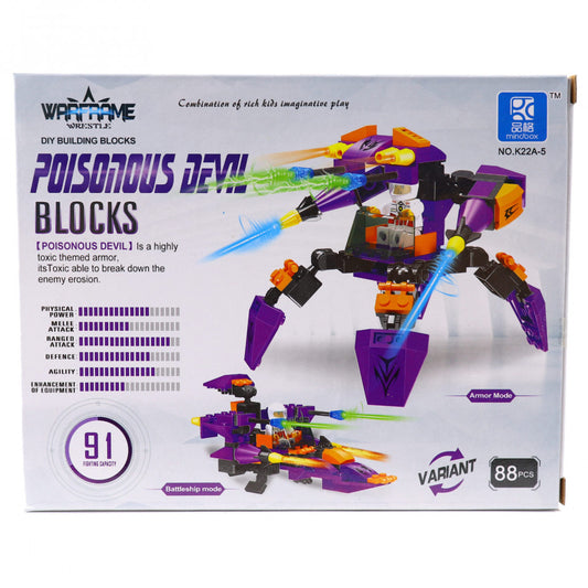 Set de constructie Lego, Poisonous Devil, 88 piese