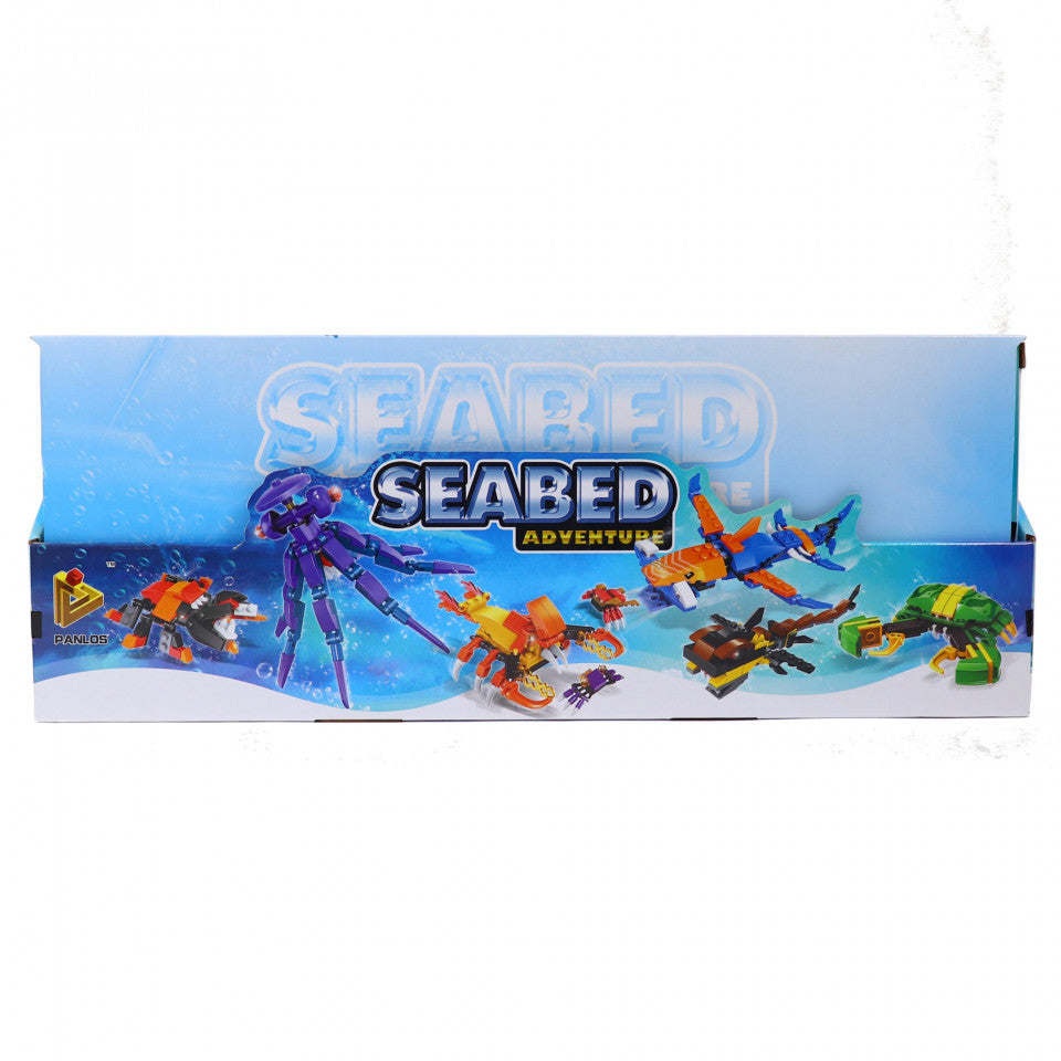 Set de constructie Lego, Seabed Animale marine 6 in 1, 586 piese