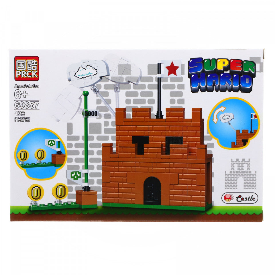 Set de constructie Mario, Castelul Printesei, 128 piese