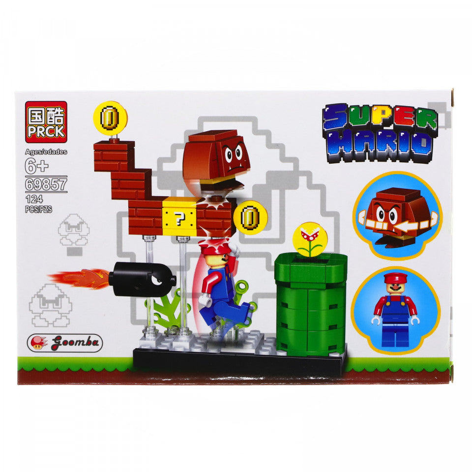 Set de constructie Mario, Goomba, 124 piese