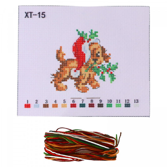 Set goblen, NO251, Caine, Fire incluse, 14 x 16 cm, Multicolor