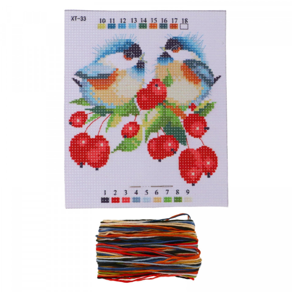 Set goblen, NO253, Pasarele, Fire incluse, 14 x 16 cm, Multicolor