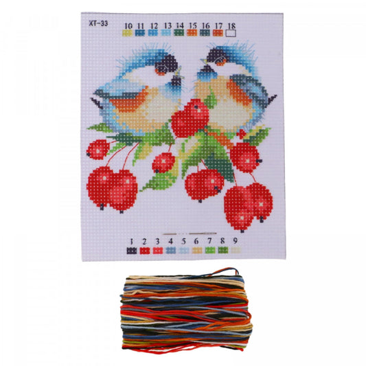 Set goblen, NO253, Pasarele, Fire incluse, 14 x 16 cm, Multicolor