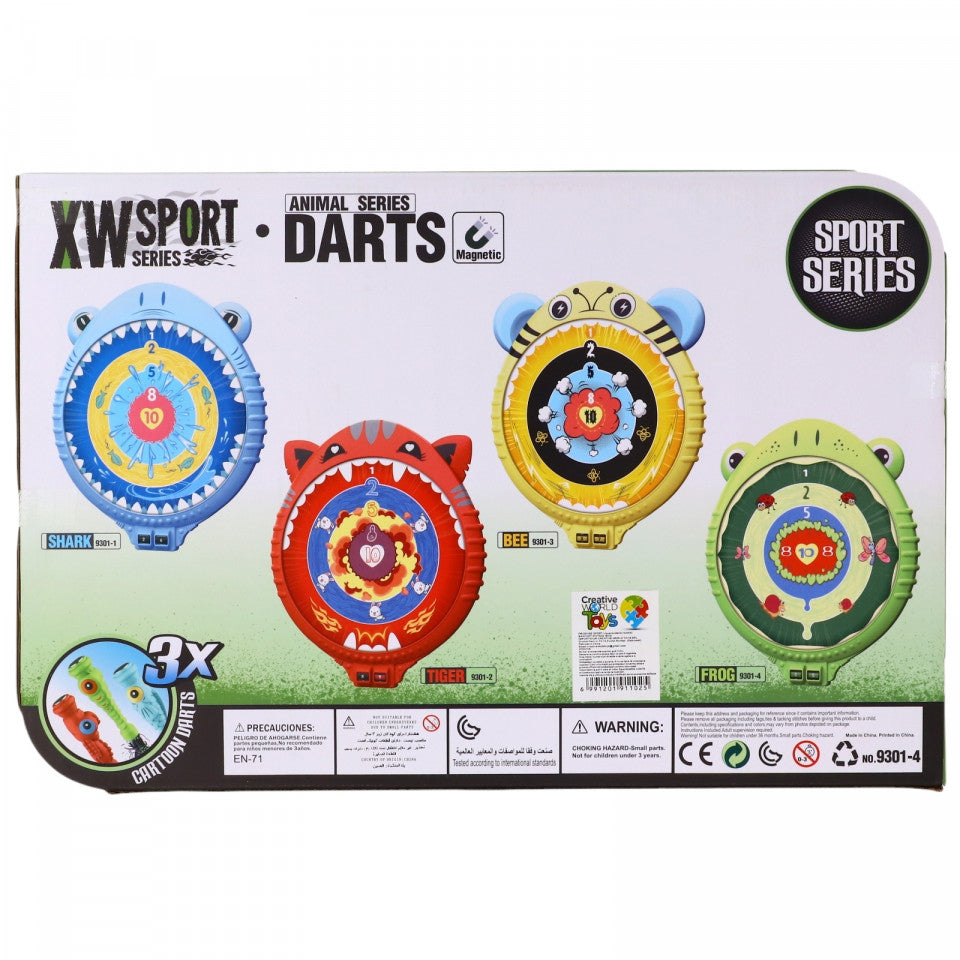 Set joc Darts pentru copii, Animal Series, Magnetic, 3 ani