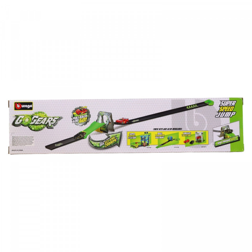 Set pista masini GO GEAR, o masina inclusa, Burago, NO6788, Multicolor