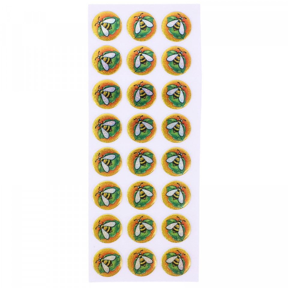 Set Sticker 3D pentru copii, Albine, 24 piese, CB417, 1.7 cm, Multicolor