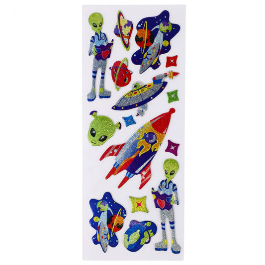 Set Sticker 3D pentru copii, Cosmos, 15 piese, CB429, 1 - 6 cm, Multicolor