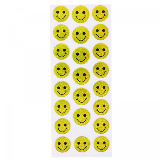 Set Sticker 3D pentru copii, Emoji, 24 piese, CB245, 1.8 cm, Multicolor