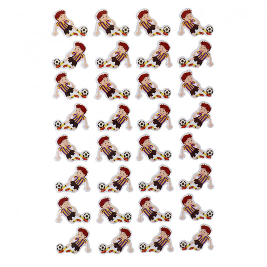 Set Sticker 3D pentru copii, Fotbalist, 32 piese, ALP088, 4 cm, Multicolor
