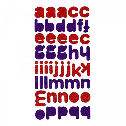 Set Sticker 3D pentru copii, Litere, 46 piese, NO5479, 3 cm, Multicolor