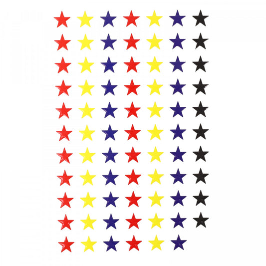 Set Sticker 3D pentru copii, Stelute, 76 piese, ALP066, 1.5 cm, Multicolor