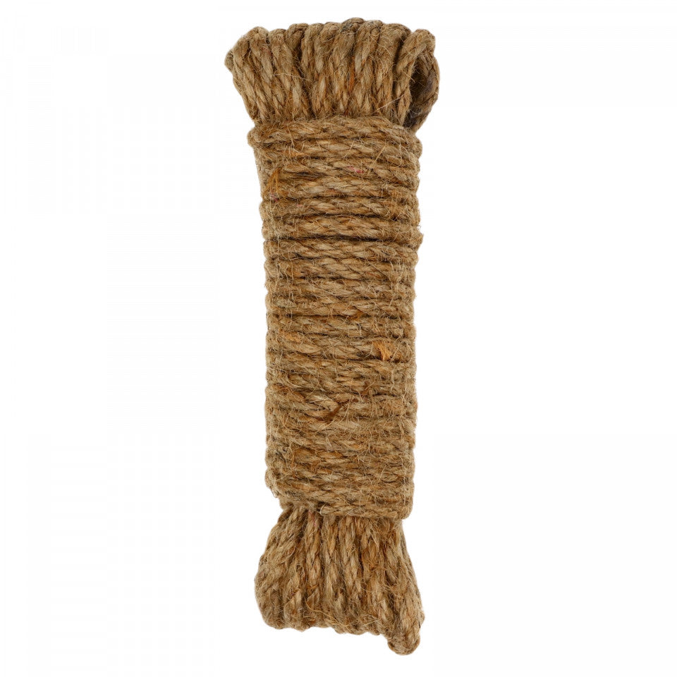Sfoara de iuta, 4 mm x 10 m, Maro